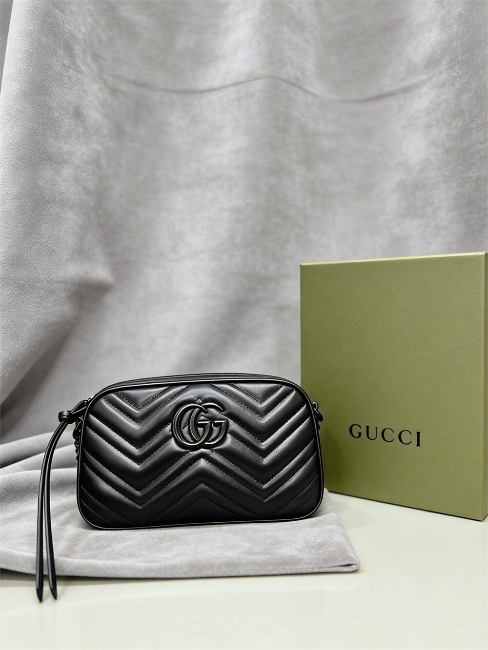 Gucci GG Marmont Small Camera Bag Black